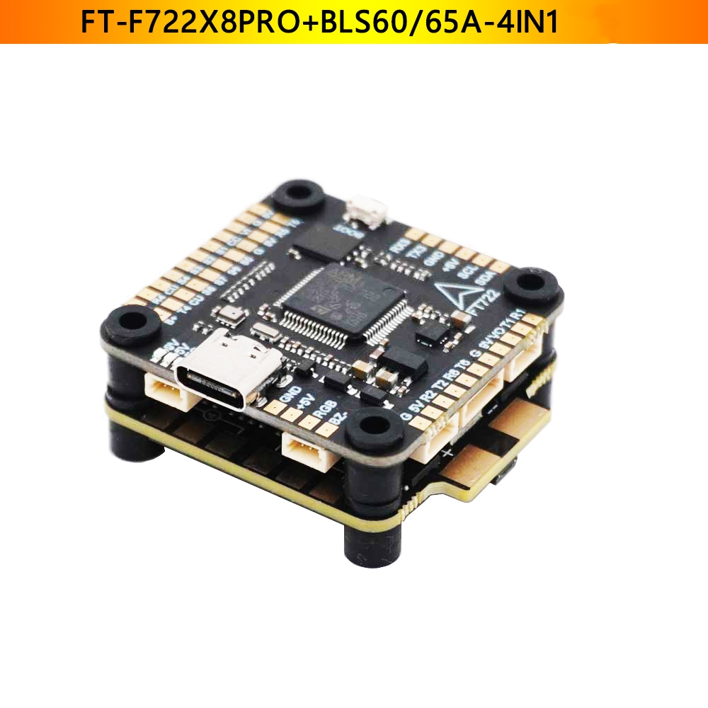Drone Racing Esc - 60A BLHELI_S 4IN1 3-6S ตัวควบคุมความเร็วแบบไร้แปรงถ่าน 30.5*30.5