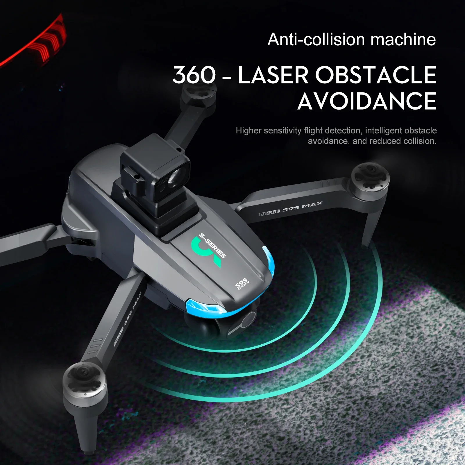ใหม่S9S MAX MINI Drone 4K 2 แก - Drone Racing Camera บทวิจารณ์และราคา