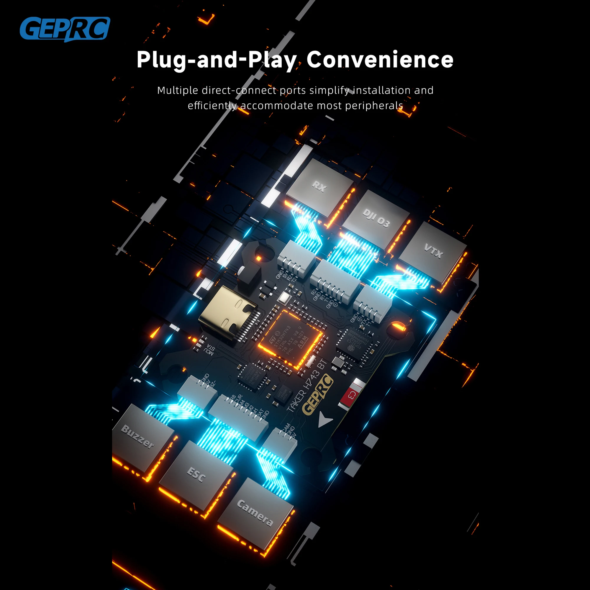 GEPRC TAKER H743 BT 32Bit 65A  - Drone Racing Esc บทวิจารณ์และราคา