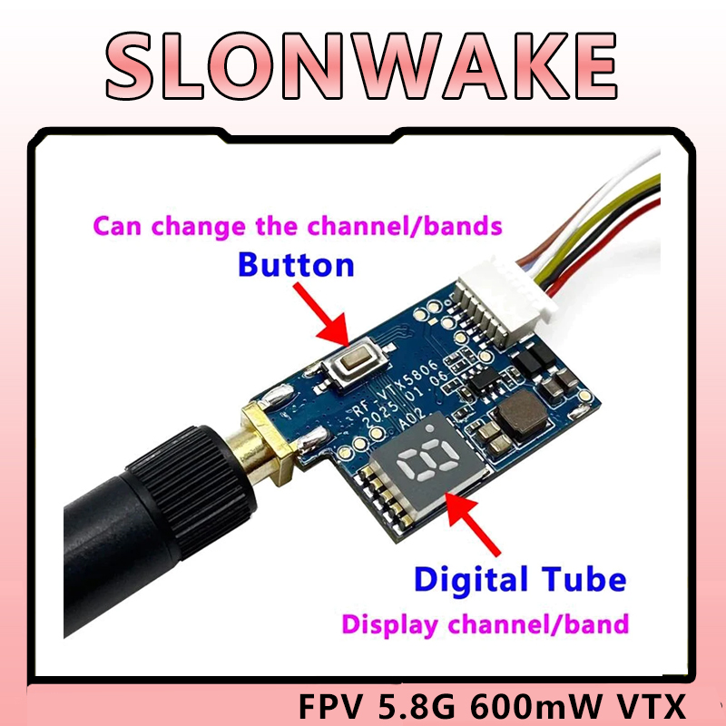 SLONWAKE 5.8G TS5823 PRO เครื่ - Drone Racing Transmitter บทวิจารณ์และราคา