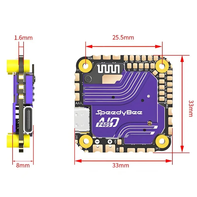 SpeedyBee F405 AIO Flight Cont - Drone Racing Esc บทวิจารณ์และราคา