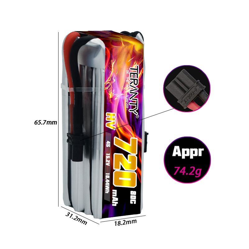 TERANTY 720mAh 4S 15.2V HV แบต - Drone Racing Frame บทวิจารณ์และราคา