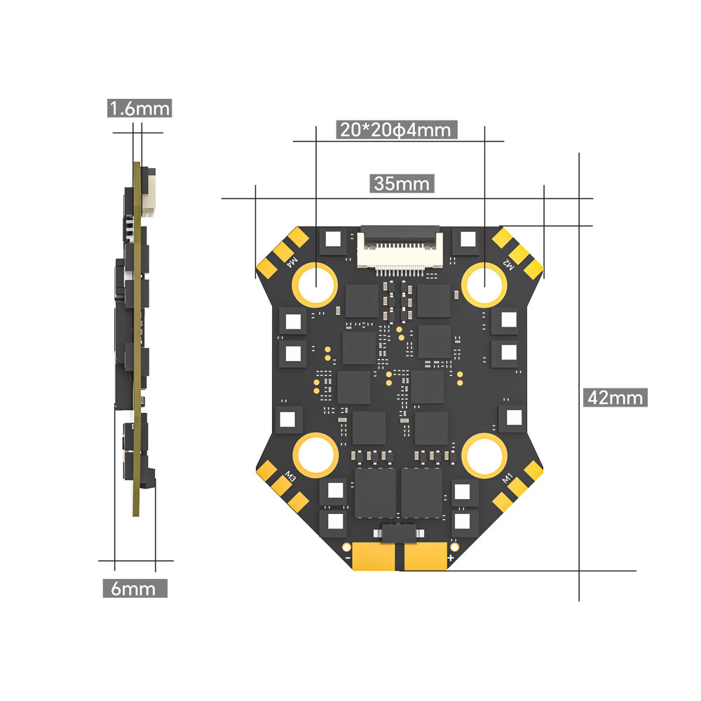 ชุดควบคุมการบิน iFlight Borg F - Drone Racing Esc บทวิจารณ์และราคา